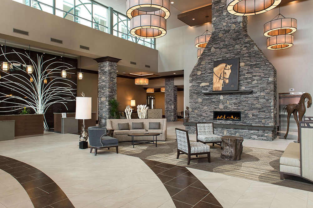 Embassy Suites Lobby in Saratoga Springs, NY