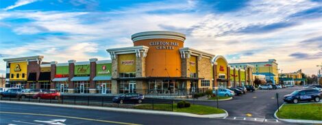 Clifton Park Center and Various Restaurants
