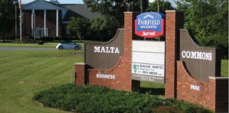 Malta Commons and Fairfield Inn Signs